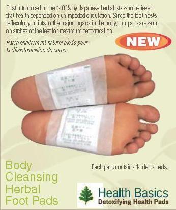 Body Cleansing Herbal Foot Pads