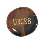 URGR8 Text Stone Semi-Precious Stone